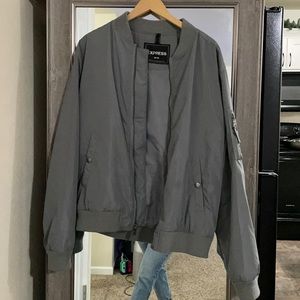 Men’s Express Bomber Jacket Gray